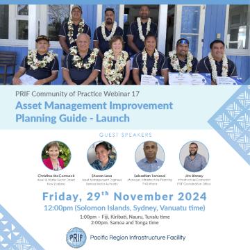 PCOP17_launch of Asset Management Improvement Guide